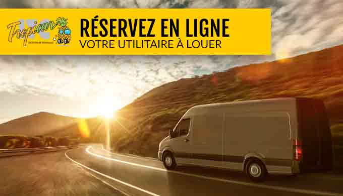 Réserver un utilitaire en ligne - Location utilitaire Réunion