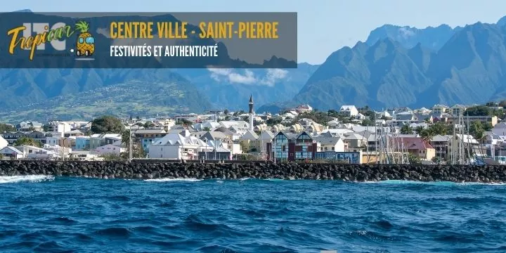decouvrez l'authenticite du centre ville de Saint Pierre et ses nombreuses activites et festivites