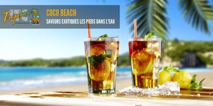 Restaurant de plage Coco Beach original et exotique