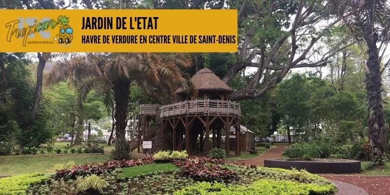 Pour une pause sous les arbres en plein centre de Saint-Denis