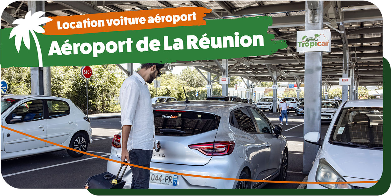 Location voiture aéroport réunion : parking aéroport Roland Garros